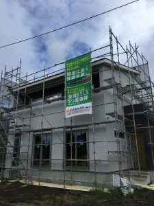 タイル外壁が仕上がりました！