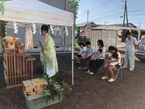８月２７日　地鎮祭