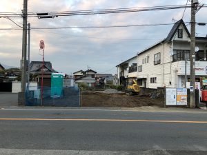 本日着工です