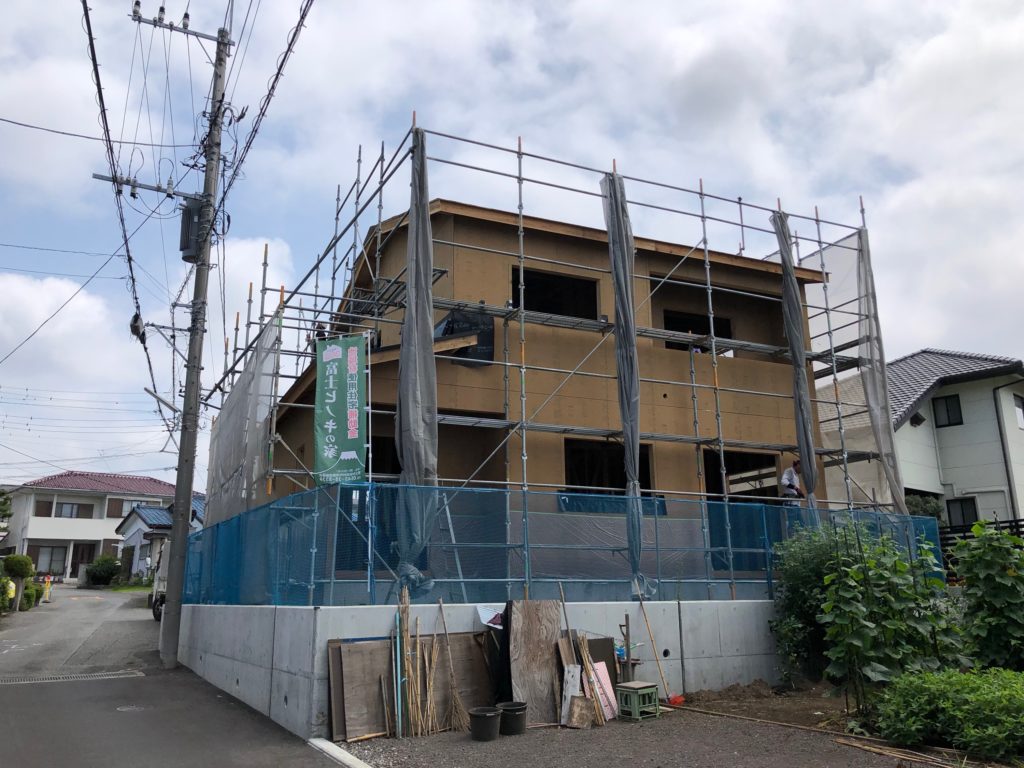 上棟しました