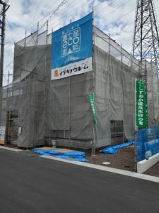 上棟しました。