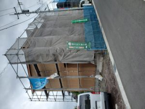 上棟しました。