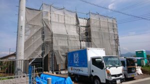 「単世帯で2つキッチンのある家」上棟しました
