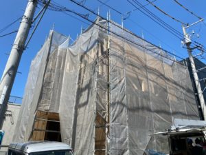 上棟しました
