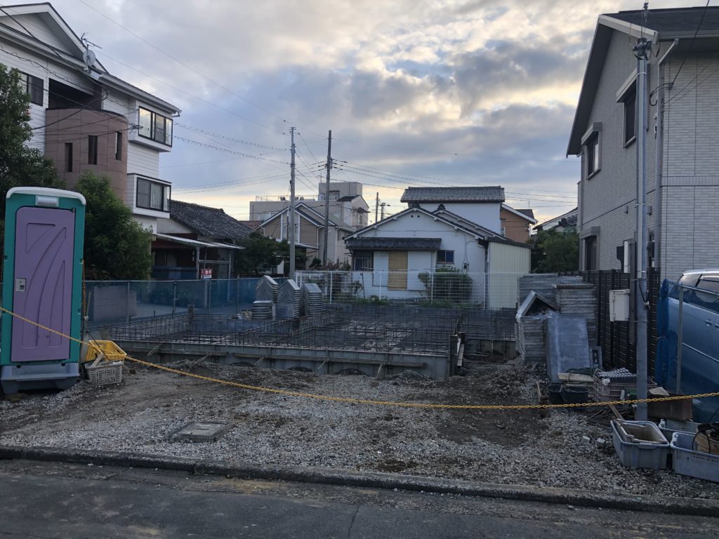着工しました