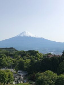 富士山を眺めて