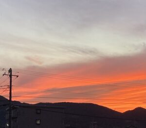 夏の夕暮れ