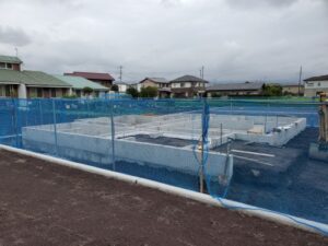 基礎工事中