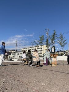 地鎮祭が執り行われました