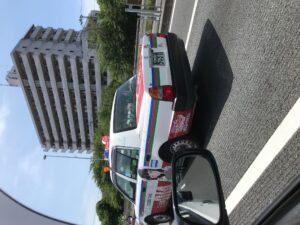 痛車のタクシー