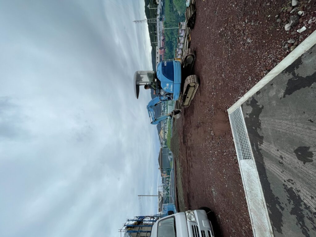 着工しました