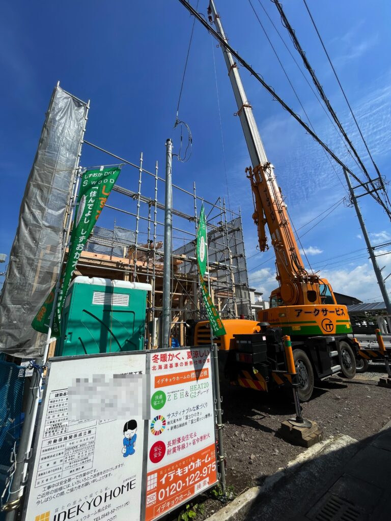 上棟します