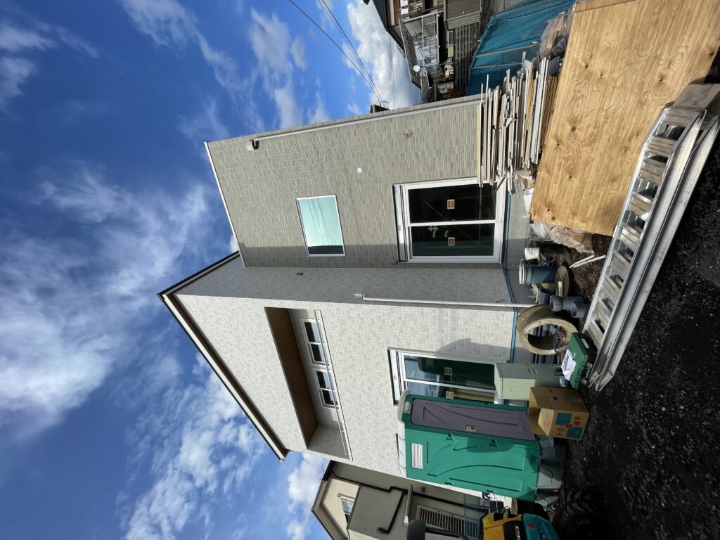 足場が外れました