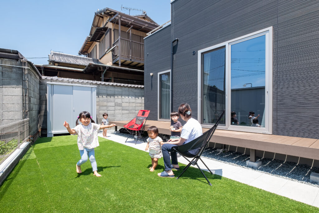 イデキョウホーム　富士　注文住宅　施工事例　全館空調　二世帯住宅　屋上庭園