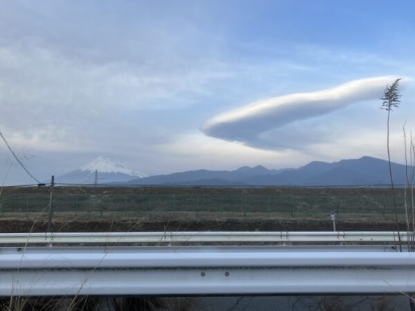 いつも楽しませてくれる富士山