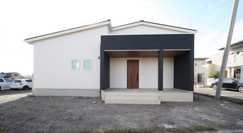 ロフトのある平屋建て