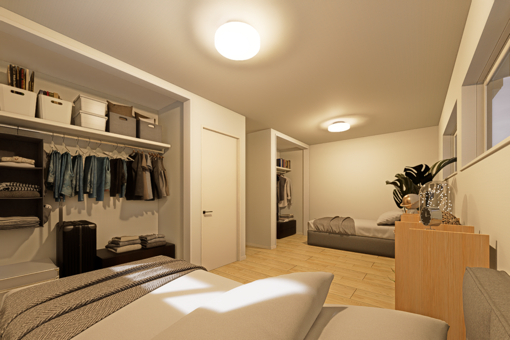 ちょうどいい!駅徒歩5分で心地よく暮らせる約26坪の平屋|モデルハウス子供部屋・洋室GRANDOPEN|イデキョウホーム