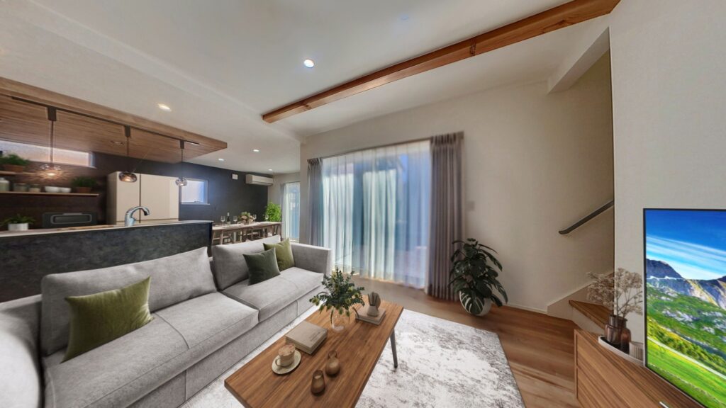 開放感あふれるモダンLDK｜富士市K邸