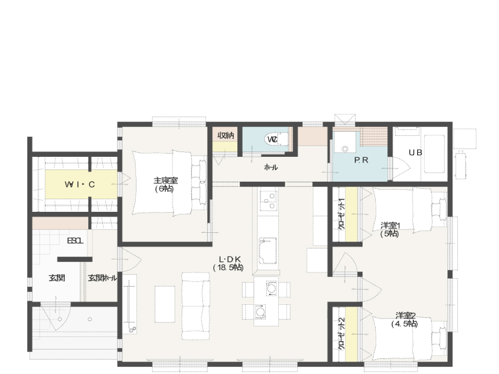 松岡瑞林寺平屋PLAN｜イデキョウホーム